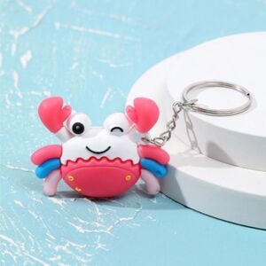Colorful Crab 🦀 Keychain *2/12$